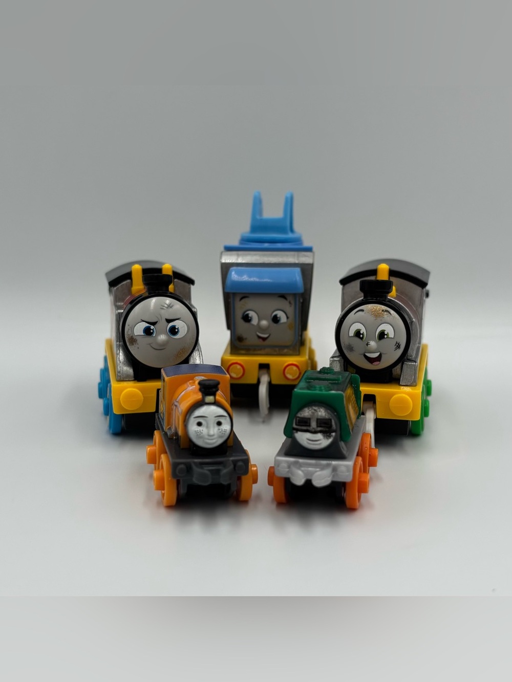 Thomas the Train & Friends Toy Lot- Thomas Carly Crane Percy Robo Samson Dash